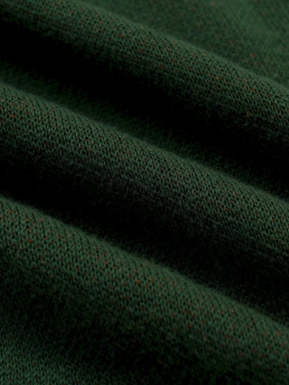 Deep Green Vintage Style short Sleeve Knit Dress with Pocket - Picture 4 of 4